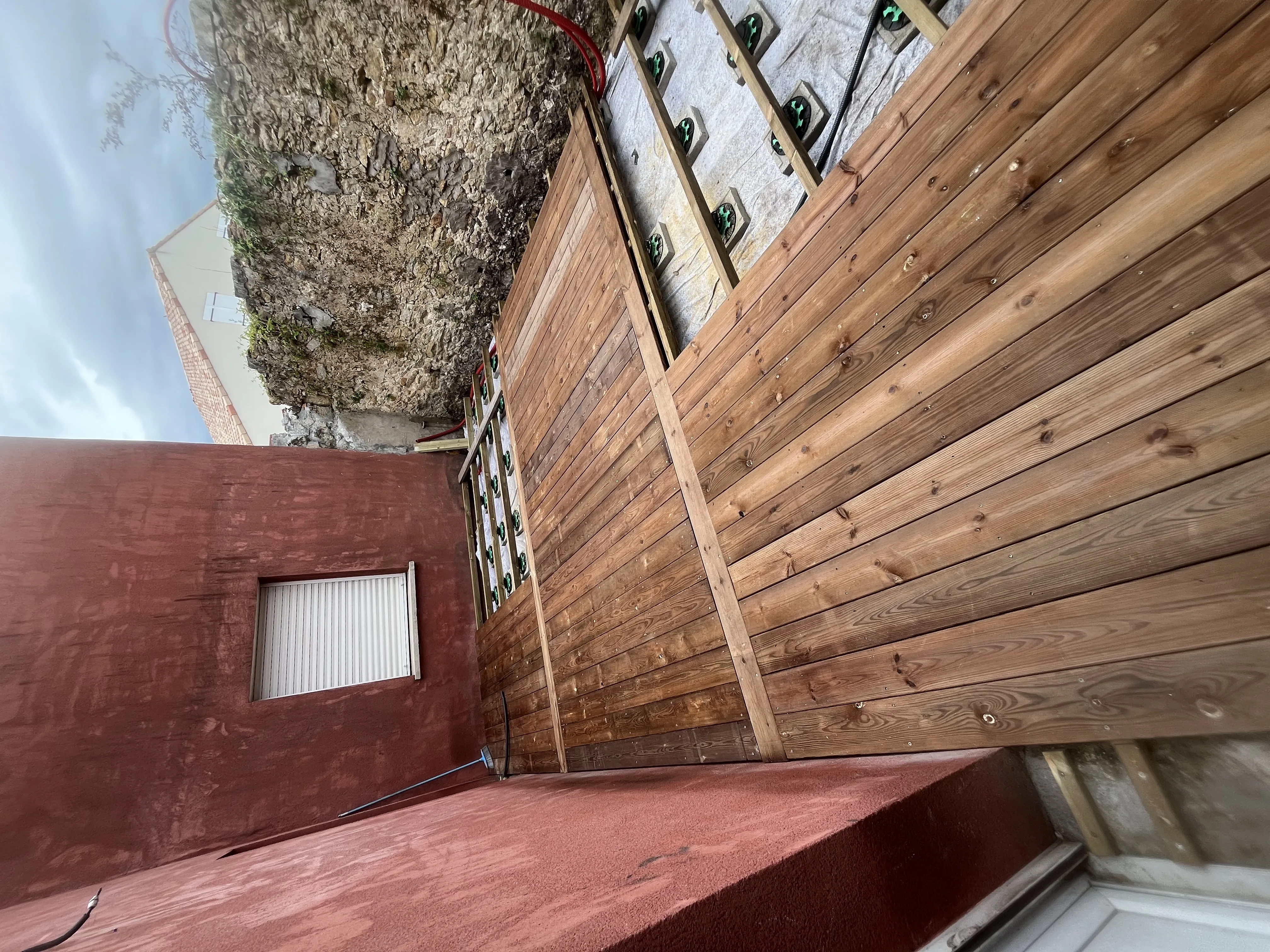 Cabanon bardé et terrasse — Bassin d'Arcachon