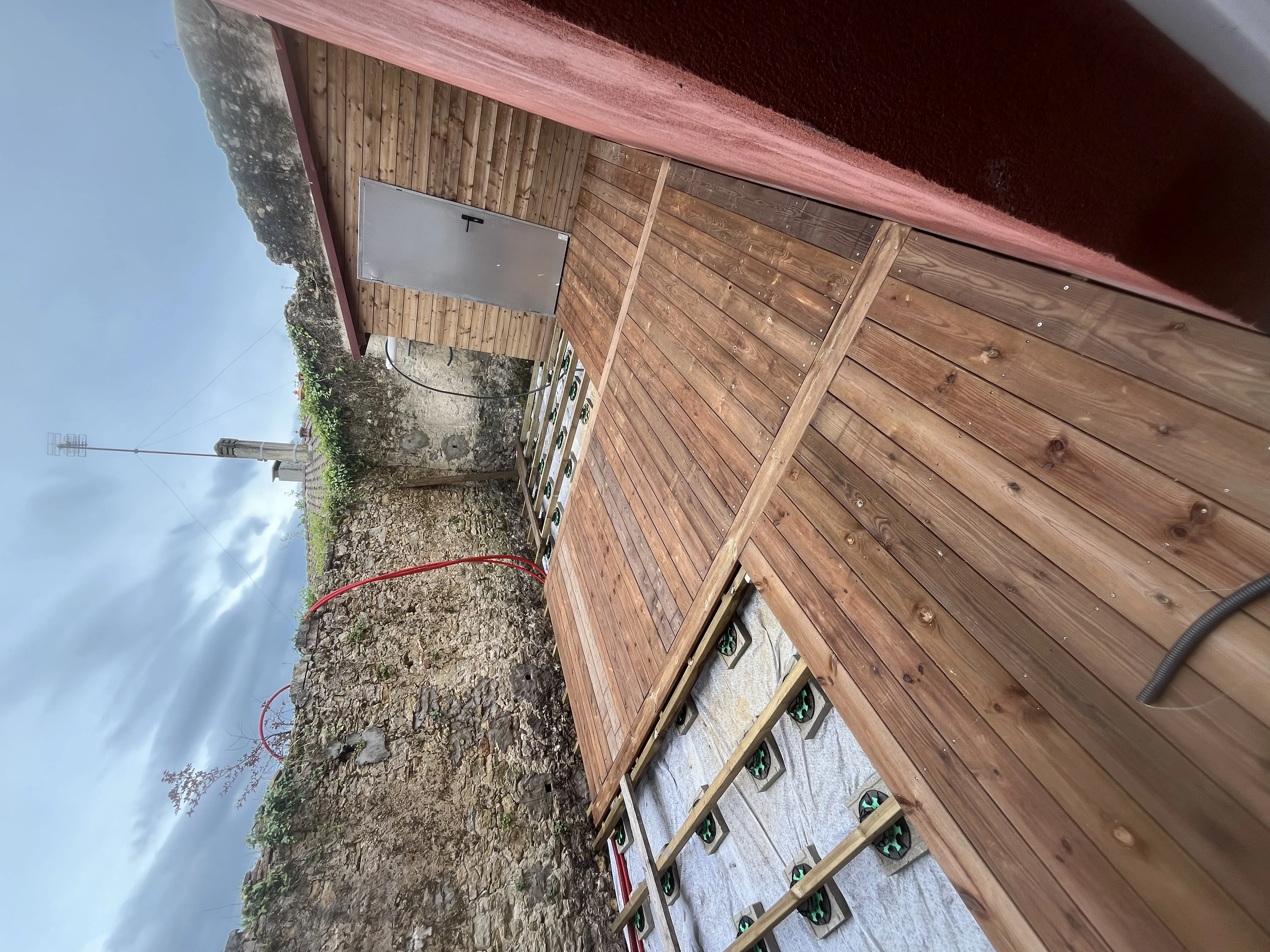Cabanon bardé et terrasse — Bassin d'Arcachon