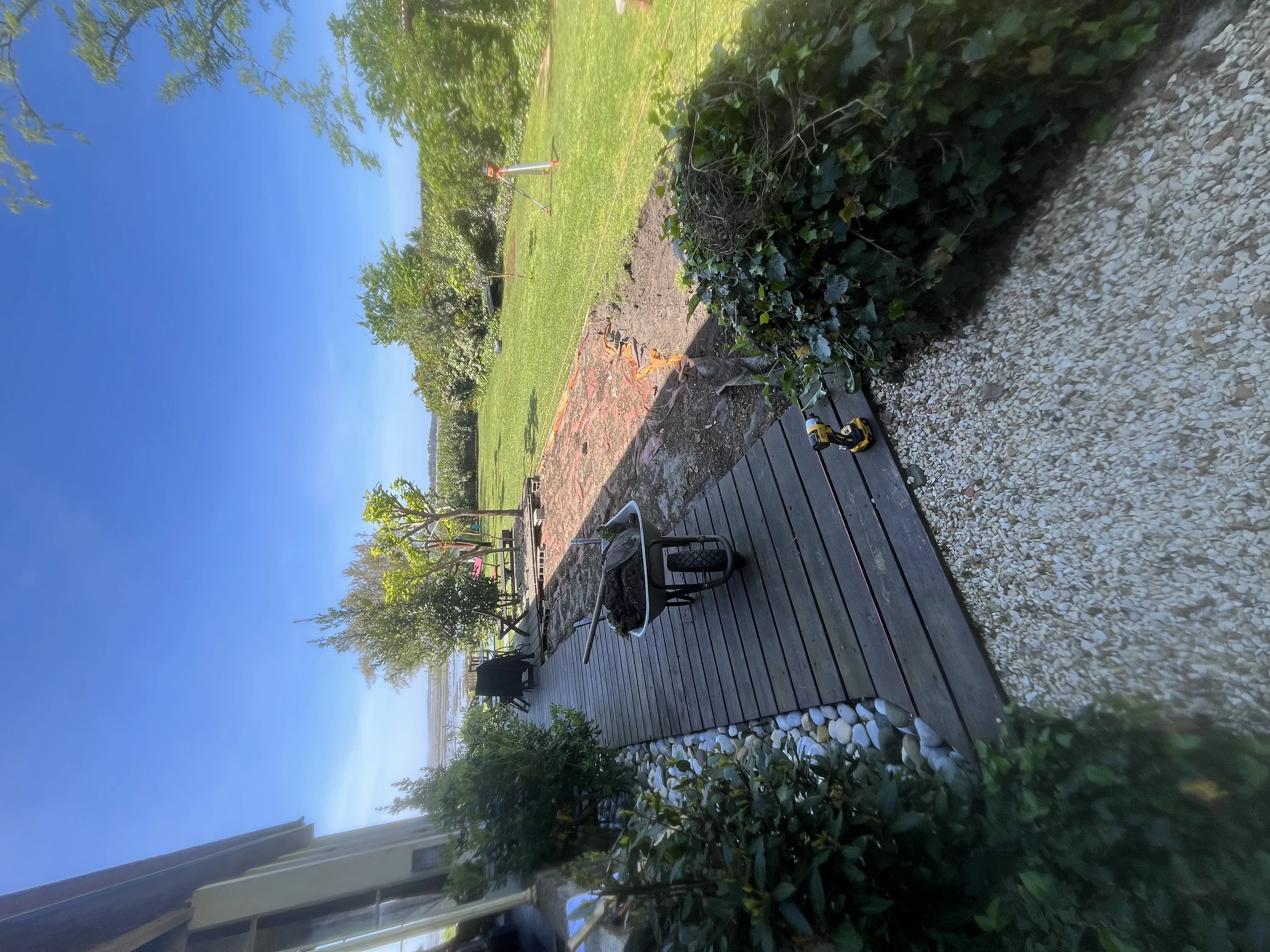 Grande terrasse — reprise et extension