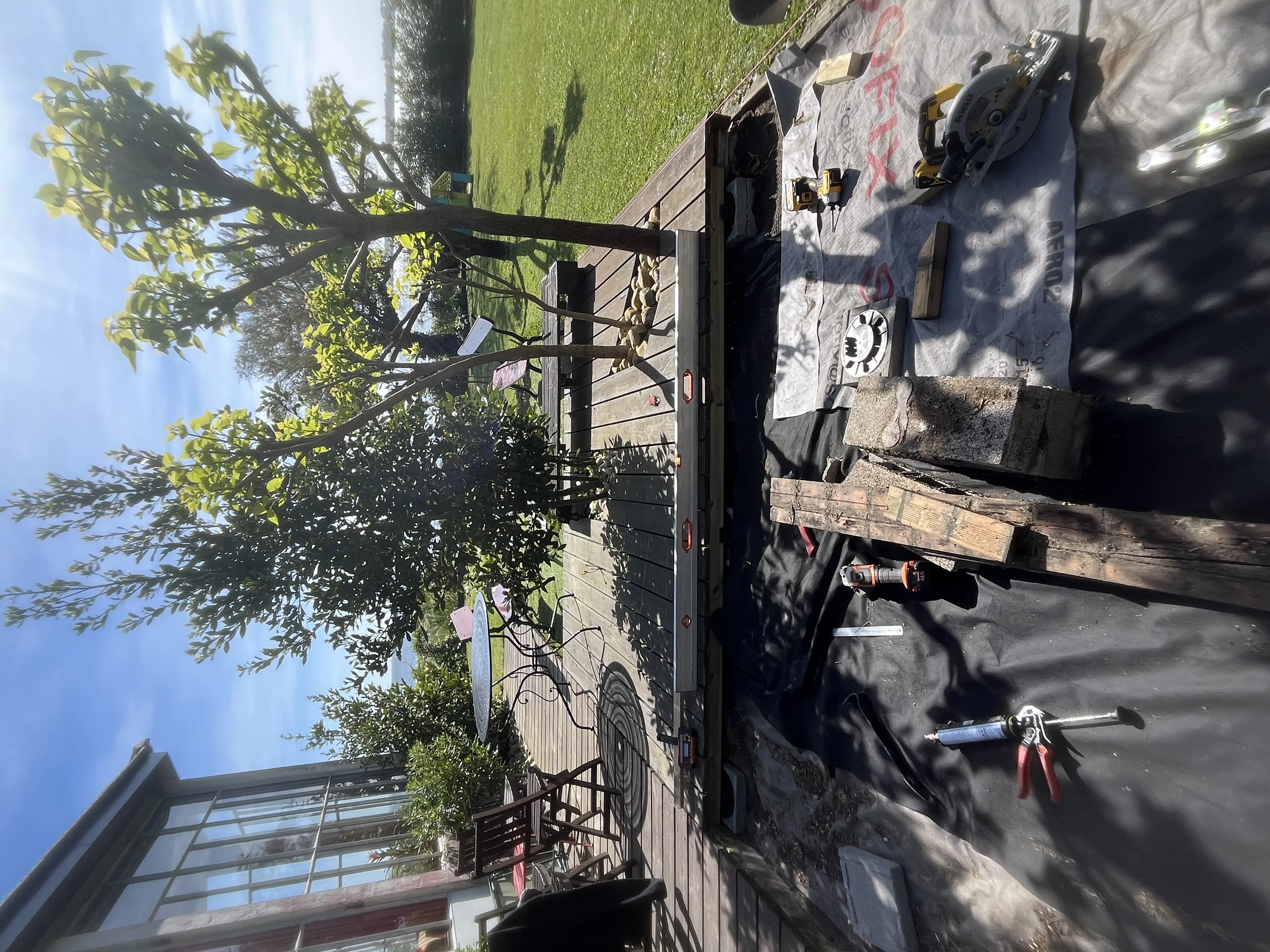 Grande terrasse — reprise et extension