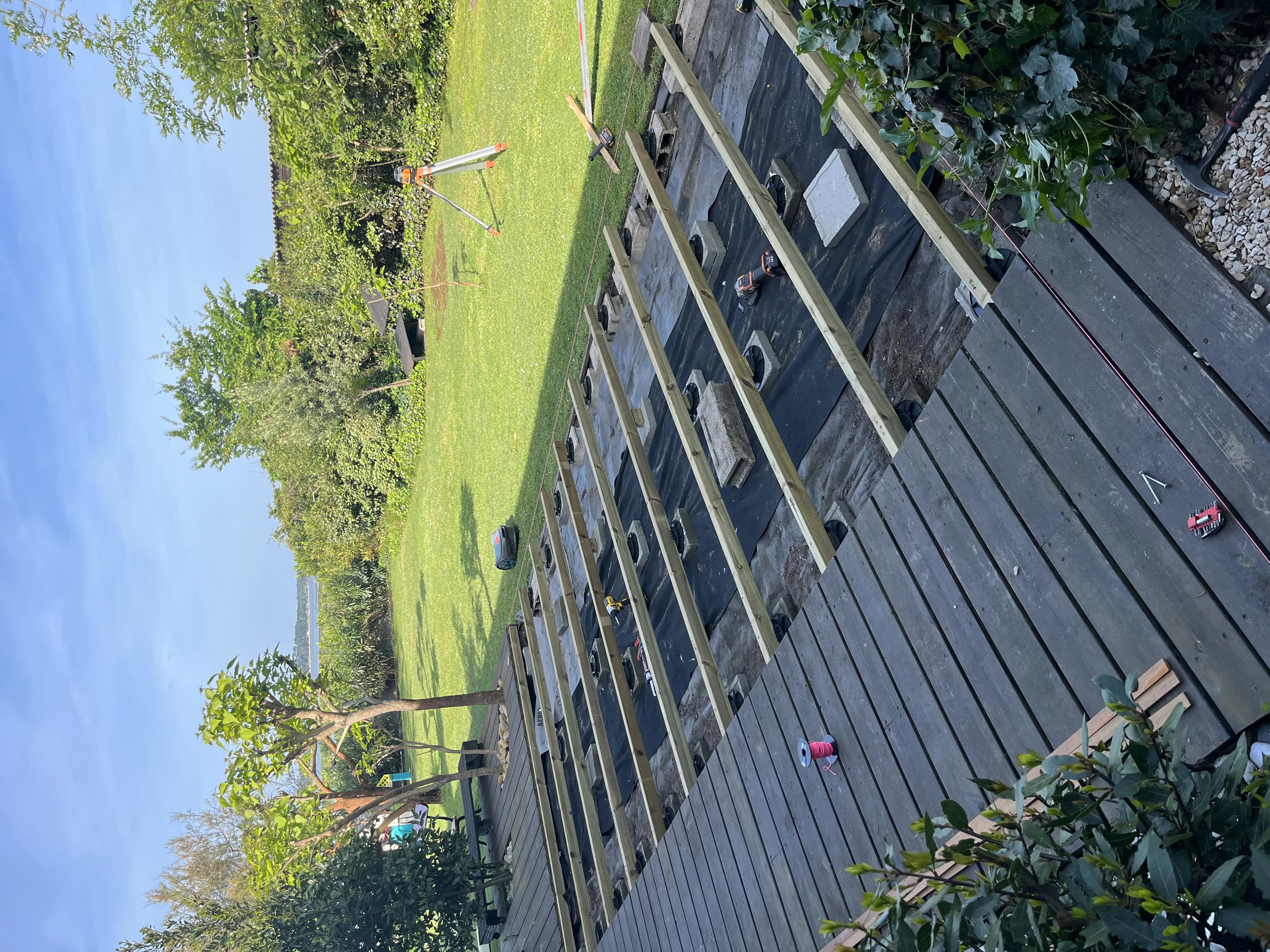 Grande terrasse — reprise et extension