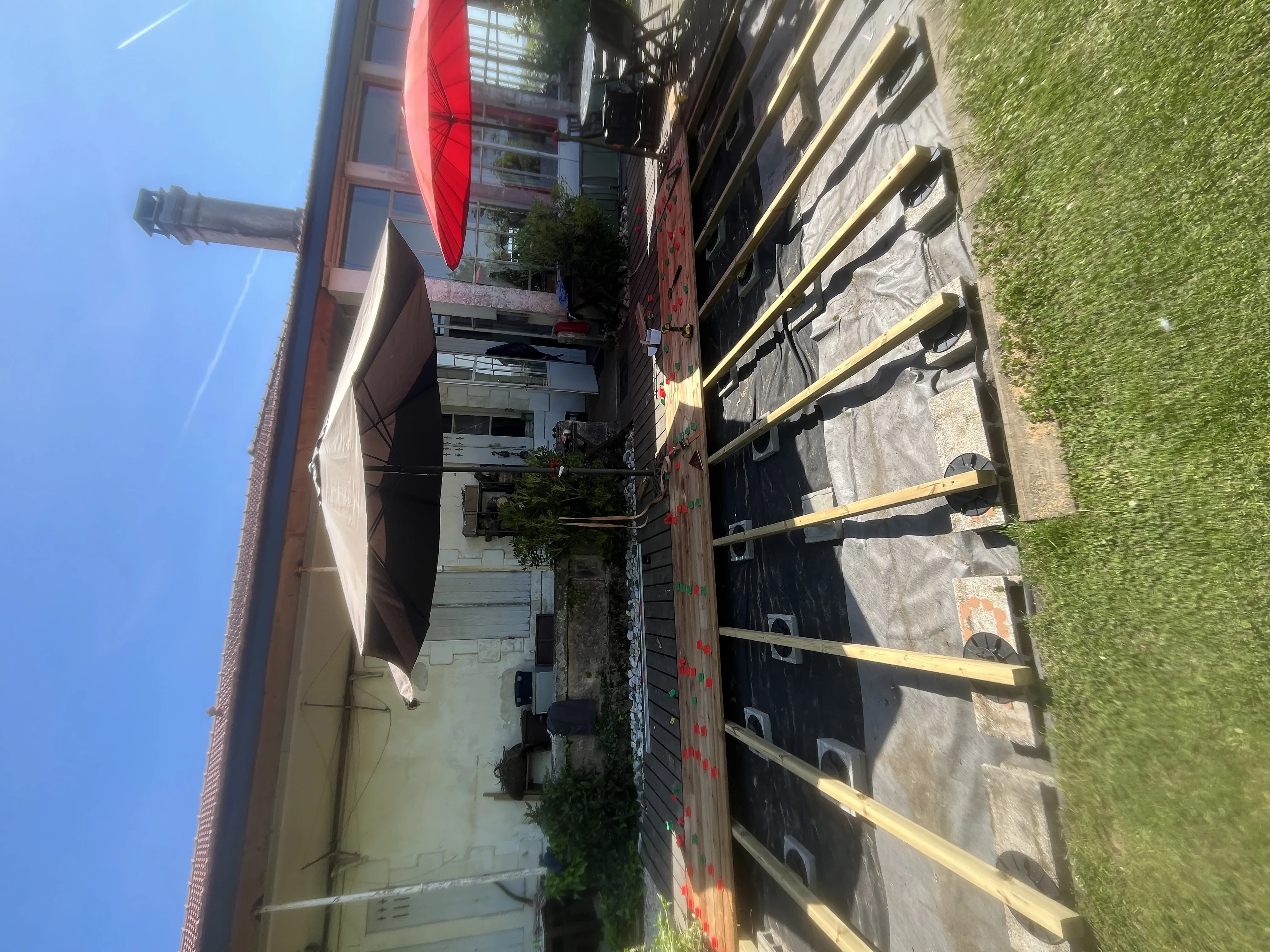Grande terrasse — reprise et extension